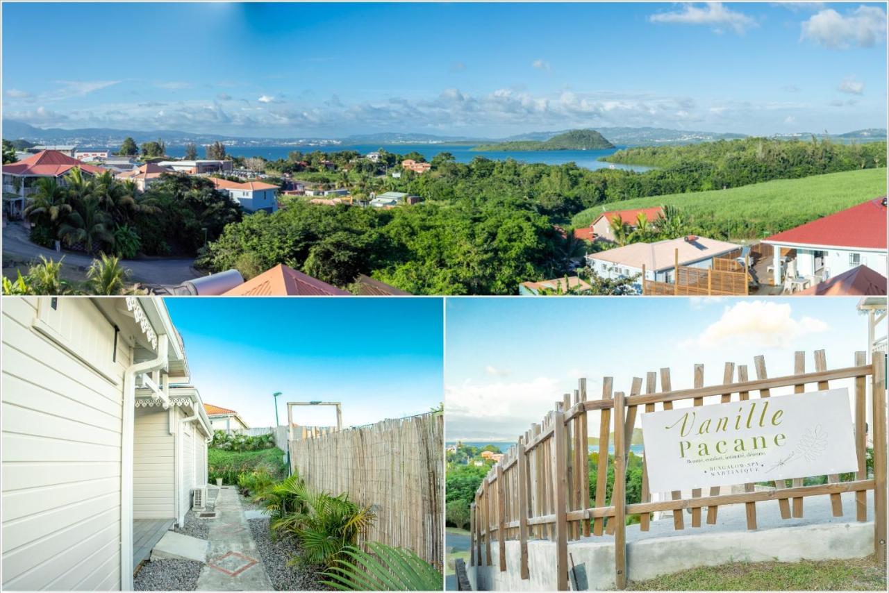 Bungalow Vanille Pacane - Vue Mer Avec Spa Prive Les Trois-Ilets Eksteriør bilde