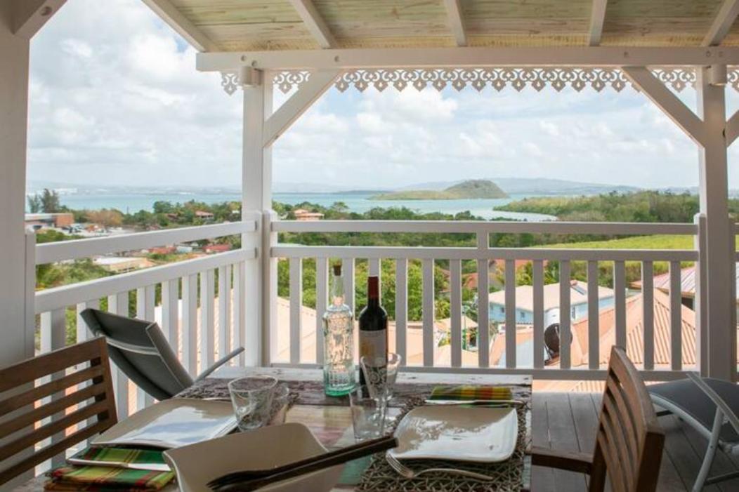 Bungalow Vanille Pacane - Vue Mer Avec Spa Prive Les Trois-Ilets Eksteriør bilde