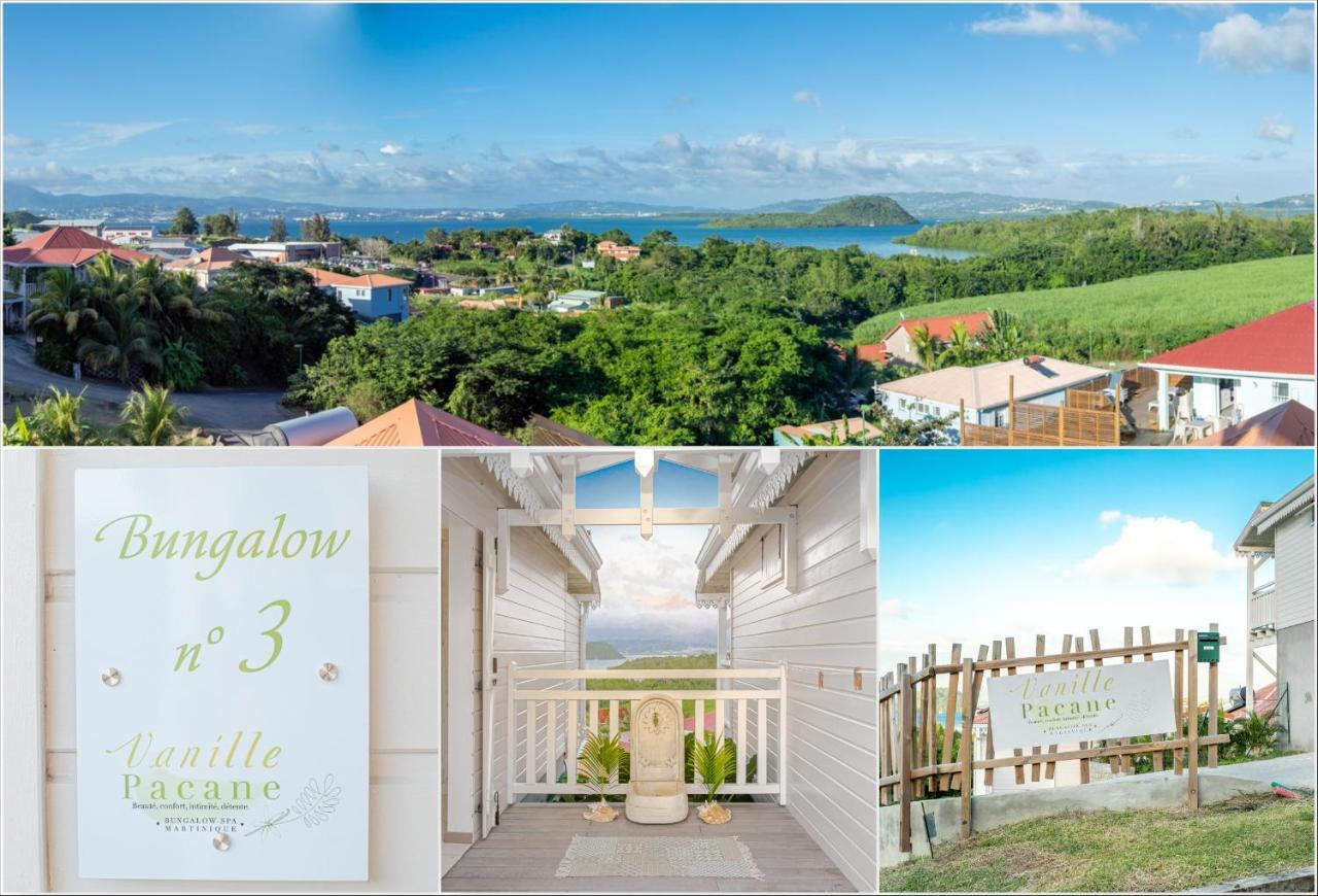 Bungalow Vanille Pacane - Vue Mer Avec Spa Prive Les Trois-Ilets Eksteriør bilde